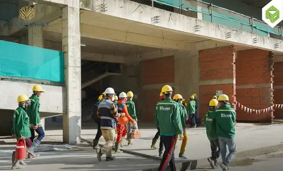 Tập trung thi công hoàn thiện tại các tháp, tháng 08/2025