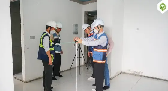 Công tác nghiệm thu lát gạch căn hộ, tháng 11/2025