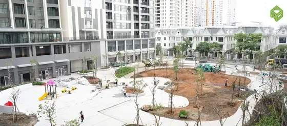 Cảnh quan nội khu hoàn thiện, tháng 6/2026