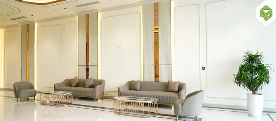 Sảnh đón tháp hoàn thiện, tháng 6/2026