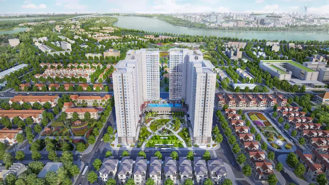 Phối cảnh toàn cảnh ban ngày